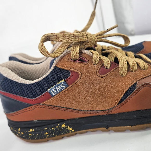 Lems Trailhead Women's Sequoia Hiking Trail Shoes Boots Brown Blue Size 8B Vegan - Picture 7 of 11